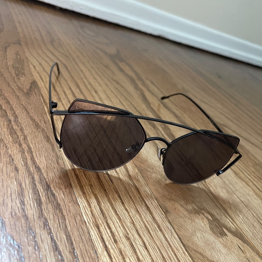 Vintage Black Cat Eye Sunglasses